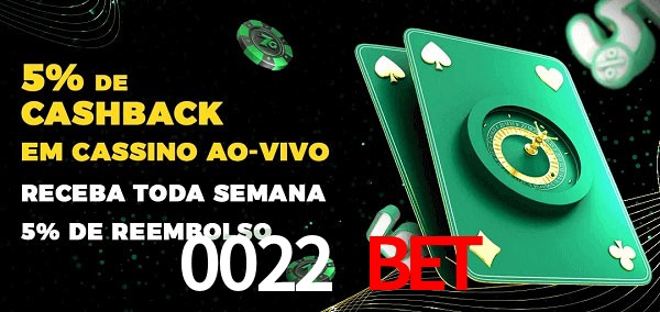 Promoções do cassino ao Vivo 0022 Bet